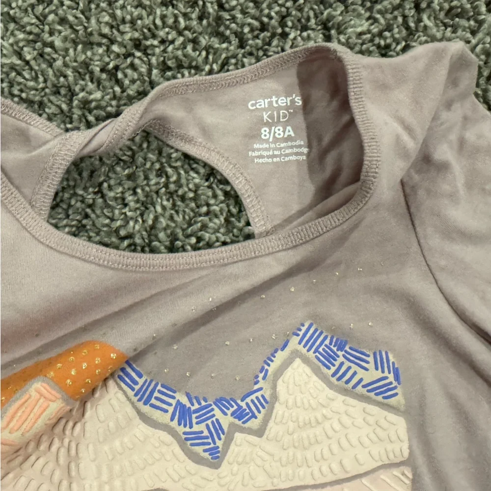 Carter's long sleeve shirt and legging bundle-2 full mix & match outfits! Size 8 - Picture 10 of 11